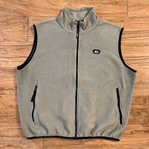 Vintage 90s REI retro fleece zip up vest